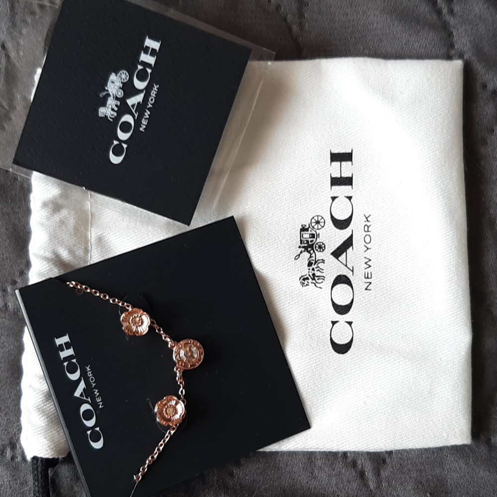 Brand New Coach Jewelry Set